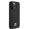 DKNY DKHMP15XPSHRPSK iPhone 15 Pro Max 6.7  czarny/black hardcase Leather Monogram Pattern Metal Logo MagSafe